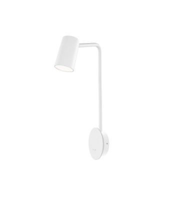 SAL BLANCO * APLIQUE LED GU10 CON INTERRUPTOR BLANCO